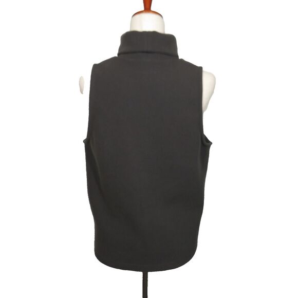 OGL FuzzLuxe Wool Blend Soft Heavyweight Sleeveless Turtleneck Top Gray Sz Small - Picture 4 of 6